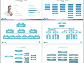 商务通用企业组织架构团队介绍PPT模板下载指南 21.04MB组织架构图大全与赛事组织应用